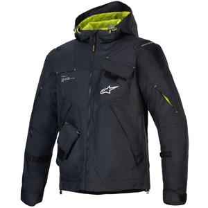 Μπουφάν μοτοσικλέτας Alpinestars MOGRESS AIR μαύρο-λάιμ-λευκό