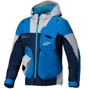 Μπουφάν μοτοσικλέτας Alpinestars MOGRESS AIR μπλε-σκούρο μπλε-γκρι