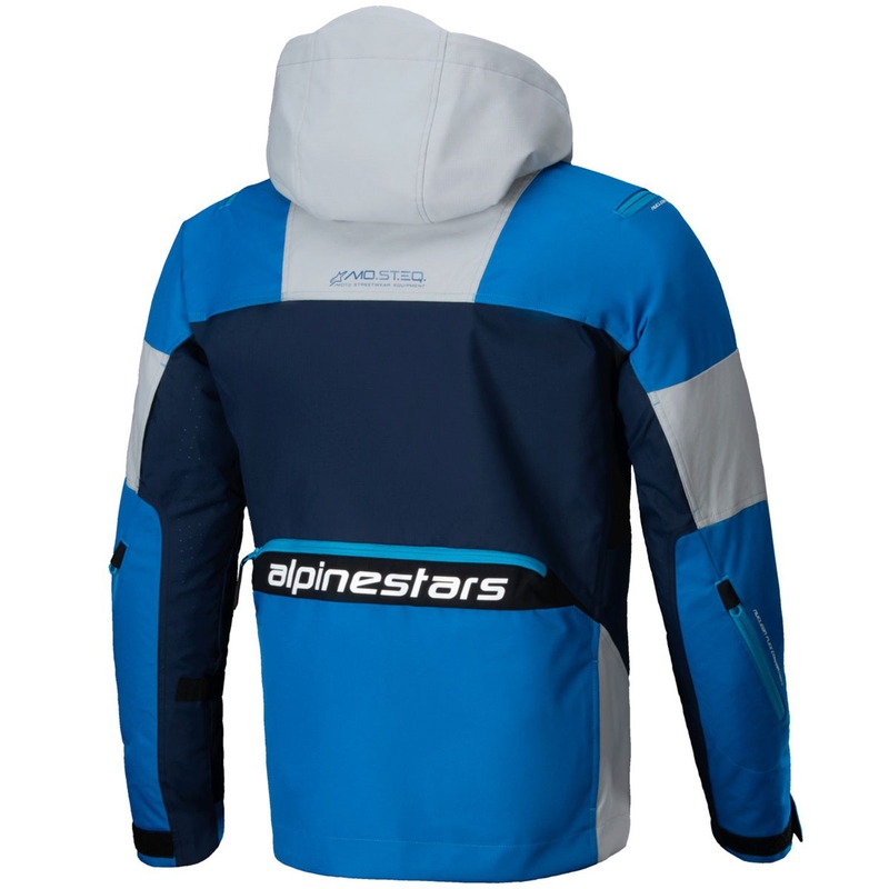 Μπουφάν μοτοσικλέτας Alpinestars MOGRESS AIR μπλε-σκούρο μπλε-γκρι