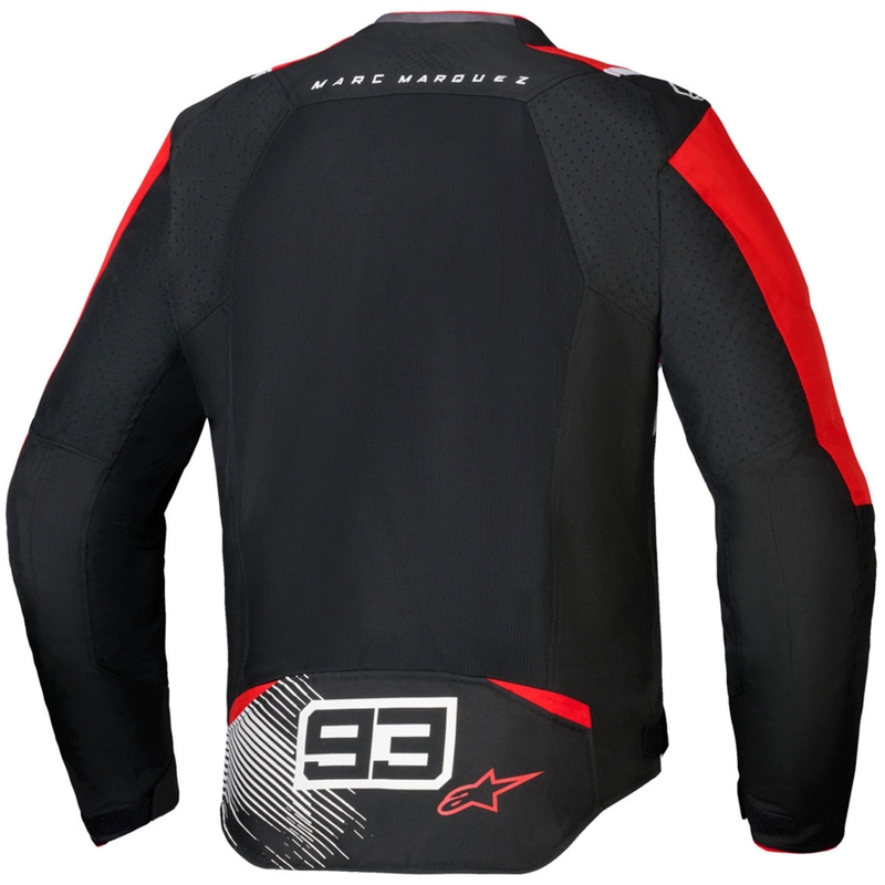 Alpinestars T-SPS Air V2 MM93 μπουφάν μοτοσικλέτας κόκκινο-μαύρο-άσπρο συλλογή