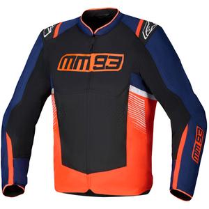 Alpinestars T-SPS Air V2 MM93 μπουφάν μοτοσικλέτας, συλλογή fluo, κόκκινο-μπλε-μαύρο-άσπρο