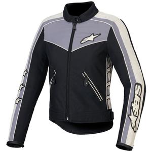 Alpinestars Stella T-Dyno Αδιάβροχο γυναικείο μπουφάν μοτοσικλέτας Μαύρο-Σκούρο Γκρι-Γκρι-Μπεζ