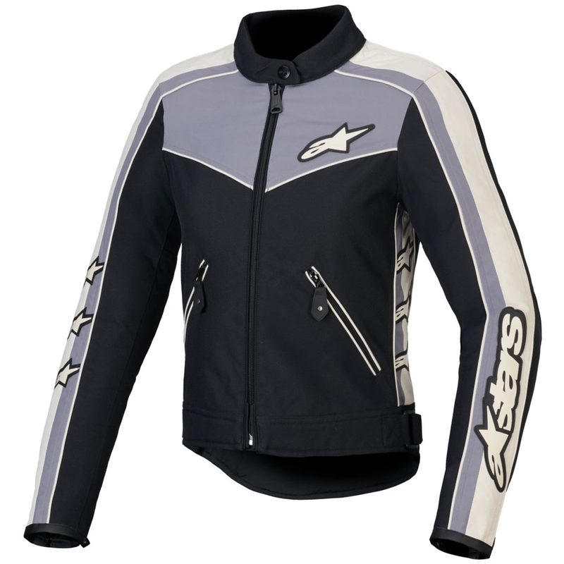 Alpinestars Stella T-Dyno Αδιάβροχο γυναικείο μπουφάν μοτοσικλέτας Μαύρο-Σκούρο Γκρι-Γκρι-Μπεζ