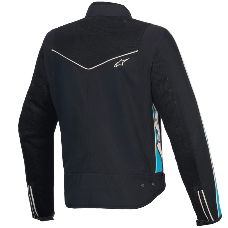 Γυναικείο μπουφάν μοτοσικλέτας Alpinestars STELLA T-DYNO AIR μαύρο-γαλάζιο-μπεζ