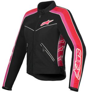 Alpinestars STELLA T-DYNO AIR Γυναικείο μπουφάν μοτοσικλέτας Μαύρο-Κόκκινο-Ροζ-Λευκό