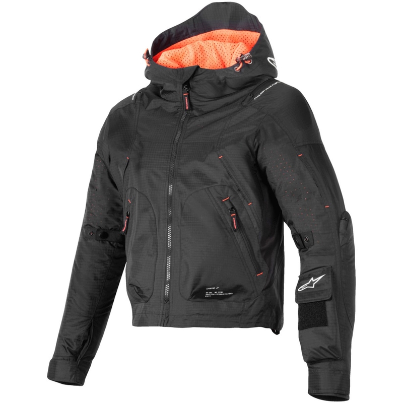 Γυναικείο μπουφάν μοτοσικλέτας Alpinestars MOLLY AIR black-fluo coral