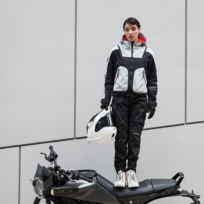 Γυναικείο μπουφάν μοτοσικλέτας Alpinestars MOLLY AIR μαύρο-αμύγδαλο