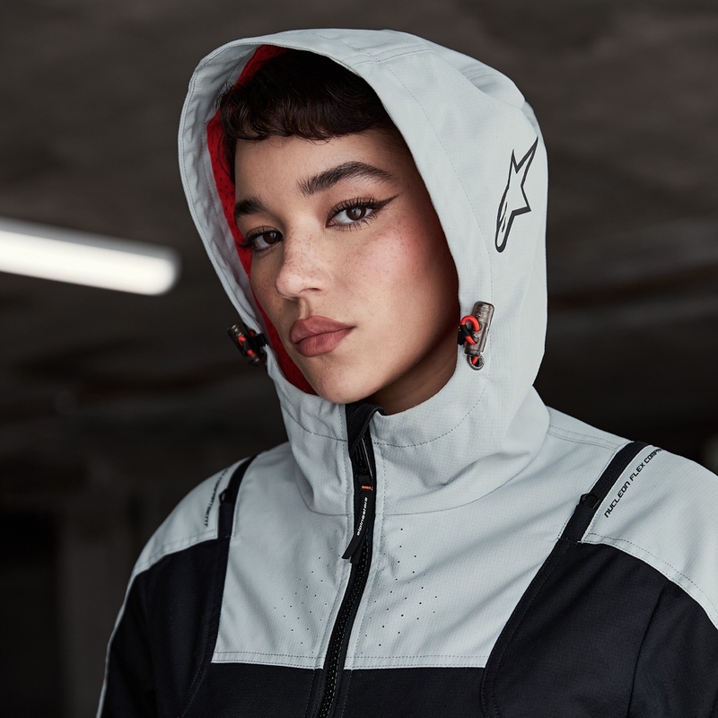 Γυναικείο μπουφάν μοτοσικλέτας Alpinestars MOLLY AIR μαύρο-αμύγδαλο