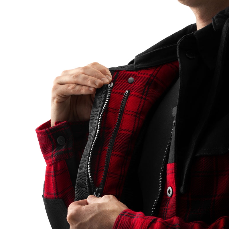 Μπλούζα μοτοσικλέτας Rebelhorn Shifter μαύρο-κόκκινο