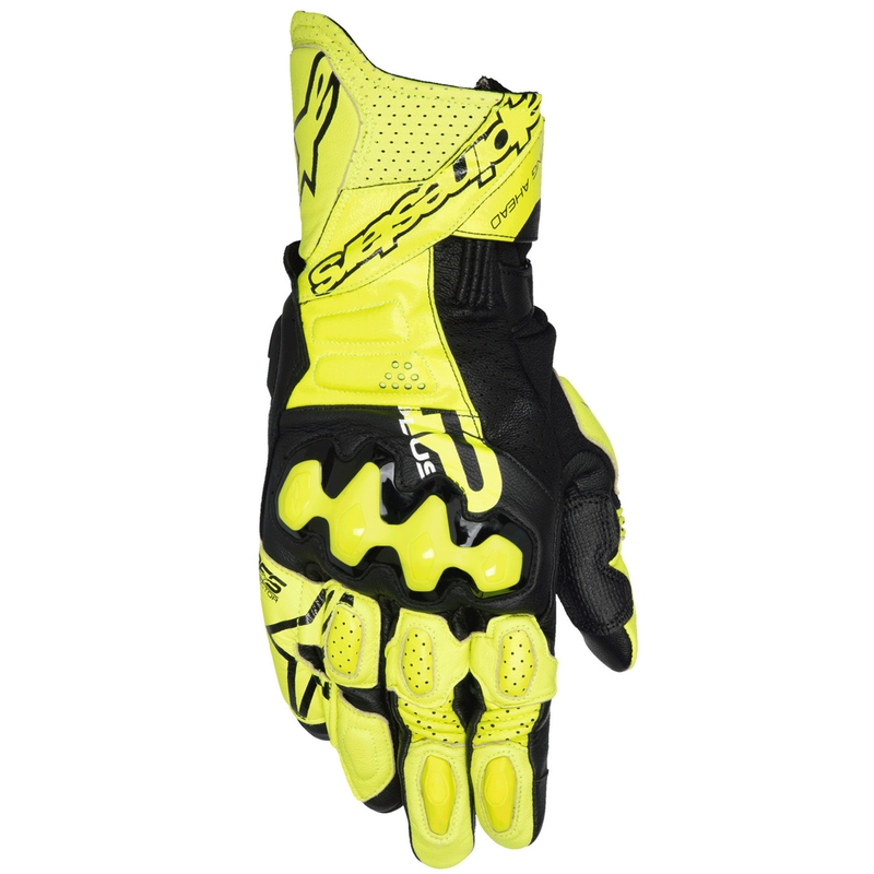 Γάντια μοτοσικλέτας Alpinestars GP Plus R V3 fluo κίτρινο-μαύρο