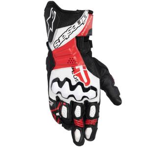 Γάντια μοτοσικλέτας Alpinestars GP Plus R V3 μαύρο-άσπρο-κόκκινο