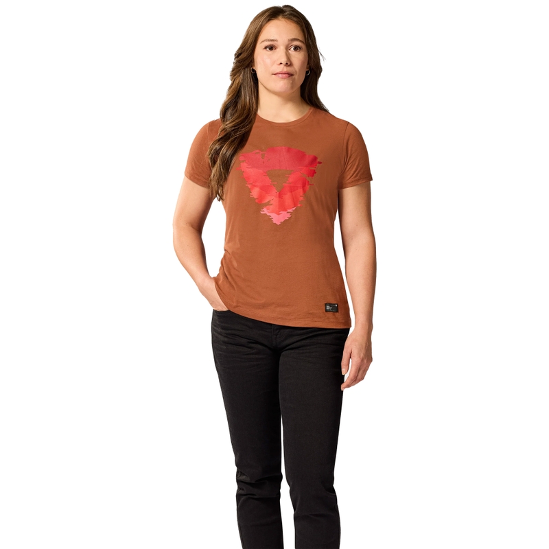 Γυναικείο t-shirt Revit Heather κόκκινο