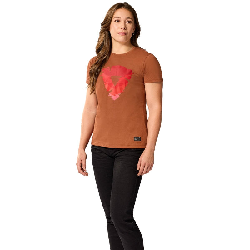 Γυναικείο t-shirt Revit Heather κόκκινο