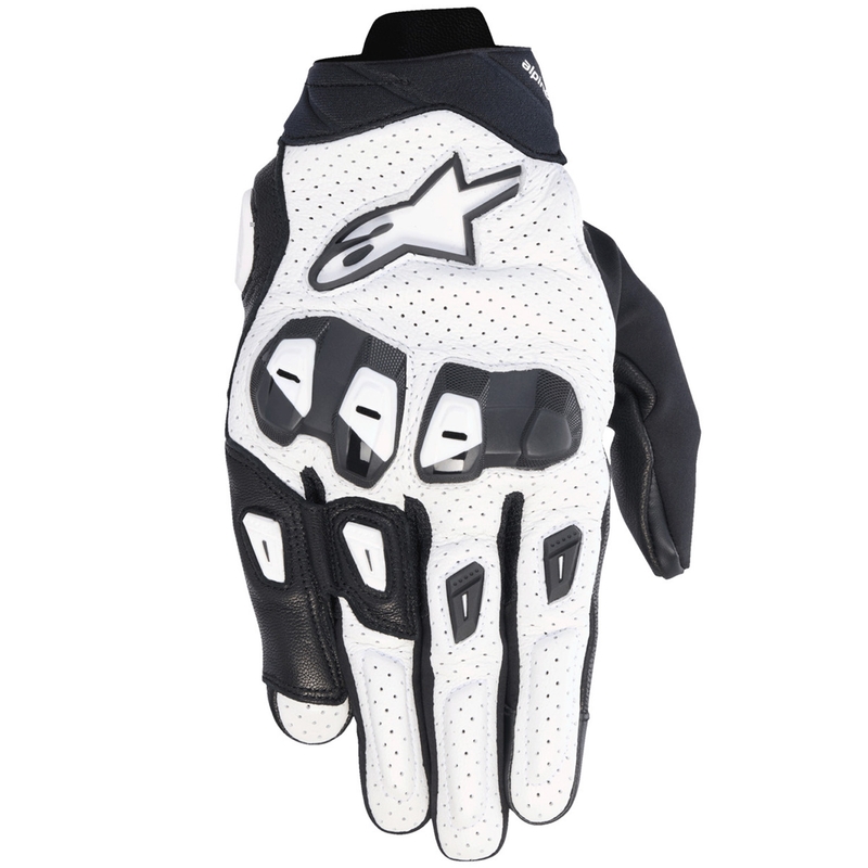 Γάντια μοτοσυκλέτας Alpinestars SP X 7 άσπρο-μαύρο