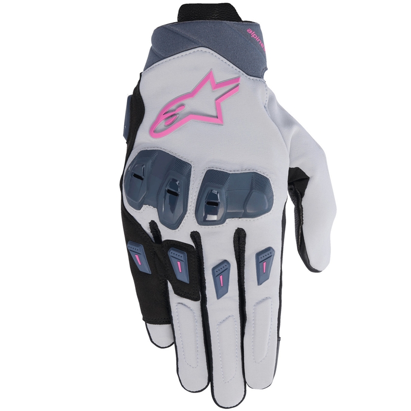 Γυναικεία γάντια μοτοσυκλέτας Alpinestars STELLA SP X 3 γκρι-σκούρο γκρι-μαύρο-ροζ