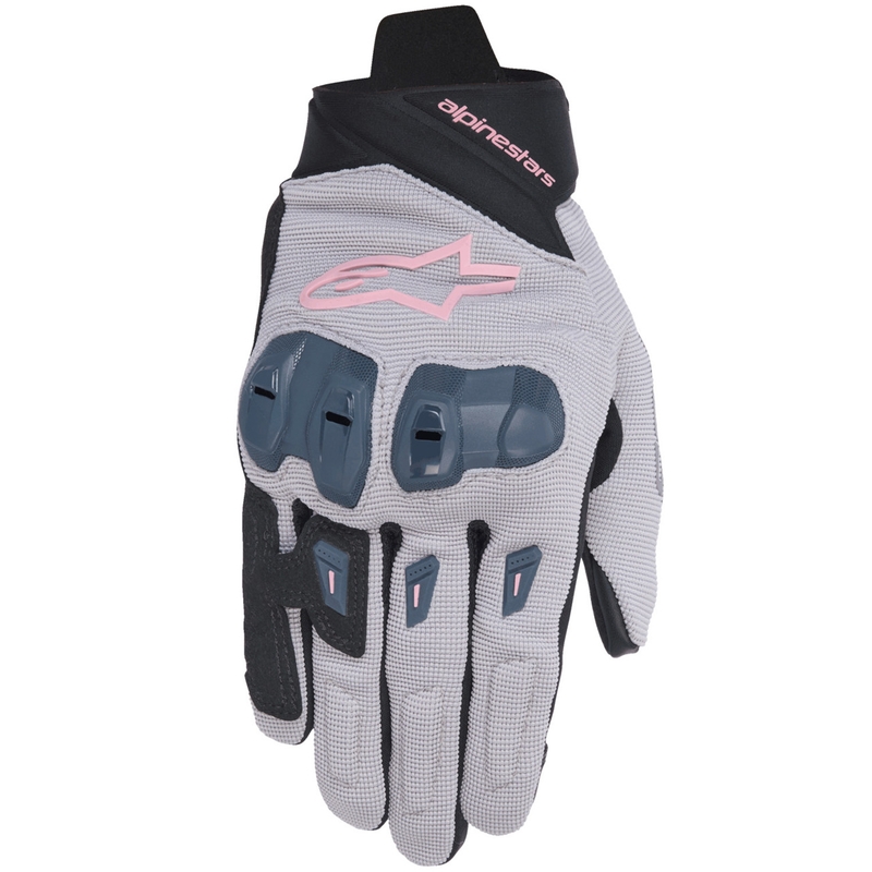 Γυναικεία γάντια μοτοσικλέτας Alpinestars STELLA SP X 1 γκρι-μαύρο-σκούρο γκρι-ροζ