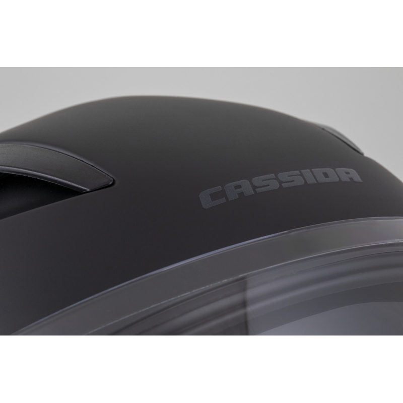 Cassida Orbit Solid full face κράνος ματ μαύρο-μαύρο