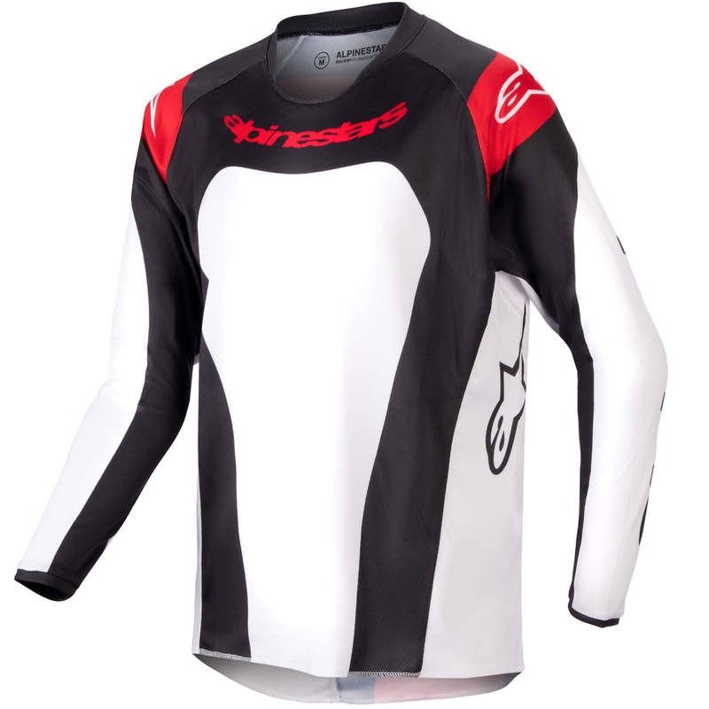 Παιδική φανέλα μοτοκρός Alpinestars Racer Ocuri κόκκινο-άσπρο-μαύρο
