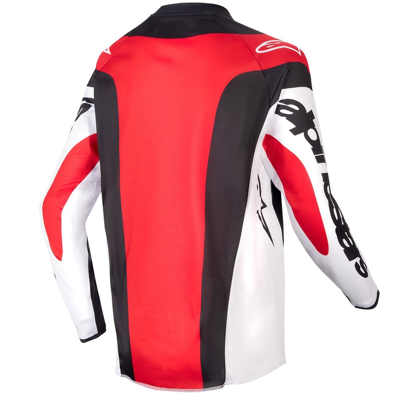 Παιδική φανέλα μοτοκρός Alpinestars Racer Ocuri κόκκινο-άσπρο-μαύρο