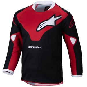 Alpinestars Racer Veil Παιδική φανέλα motocross μαύρο και κόκκινο