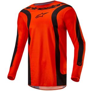 Alpinestars Fluid Lurv 2024 Motocross Jersey πορτοκαλί και μαύρο