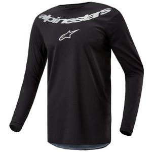 Alpinestars Fluid Lucent φανέλα motocross μαύρο και ασημί