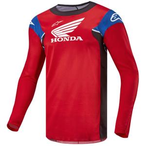 Alpinestars Racer Iconic Honda Collection Motocross Jersey Κόκκινο-Μαύρο-Μπλε-Λευκό