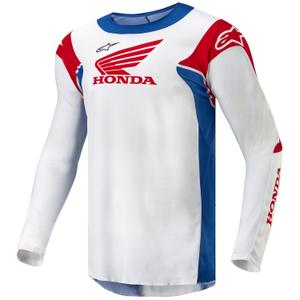Alpinestars Racer Iconic Honda συλλογή μοτοκρός φανέλα λευκό-μπλε-κόκκινο-μαύρο