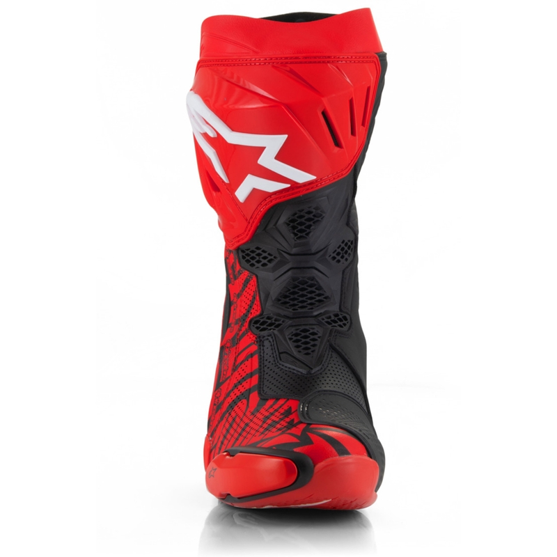 Alpinestars Supertech R Αεριζόμενες μπότες μοτοσικλέτας περιορισμένης έκδοσης Francesco Bagnaia κόκκινο-μαύρο