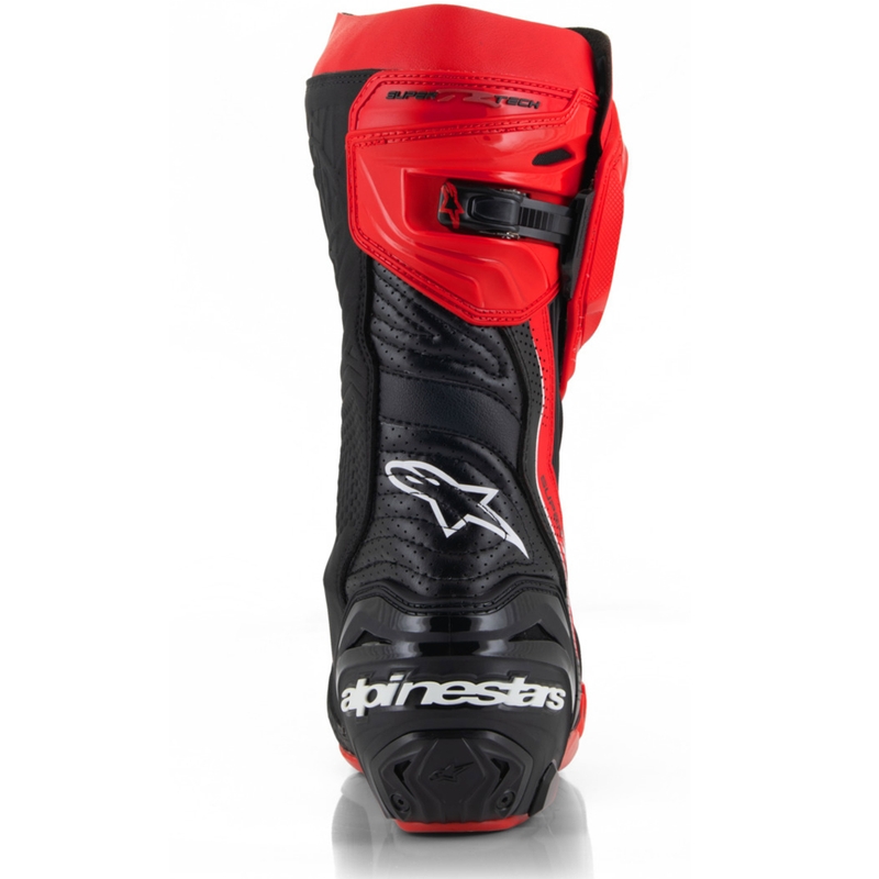 Alpinestars Supertech R Αεριζόμενες μπότες μοτοσικλέτας περιορισμένης έκδοσης Francesco Bagnaia κόκκινο-μαύρο