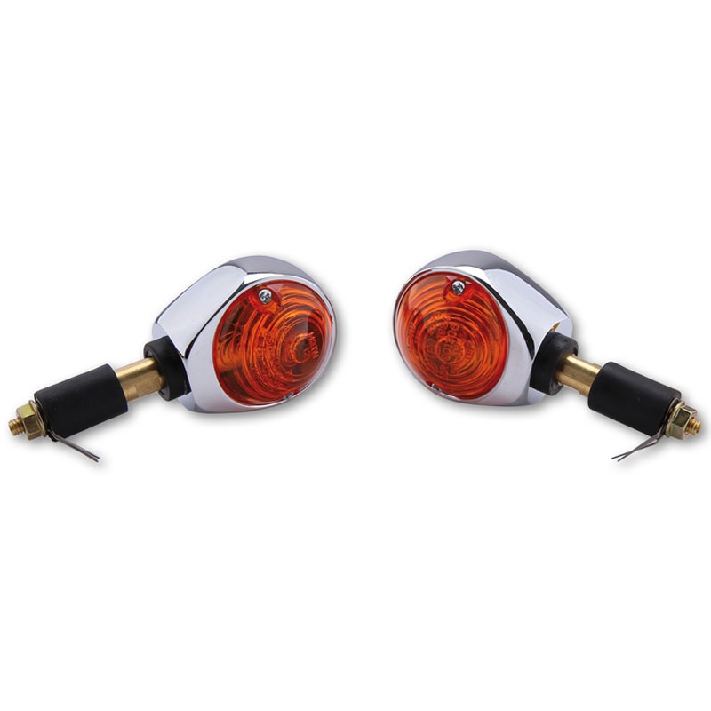 Τα φλας μοτοσυκλέτας Highsider Smart chrome
