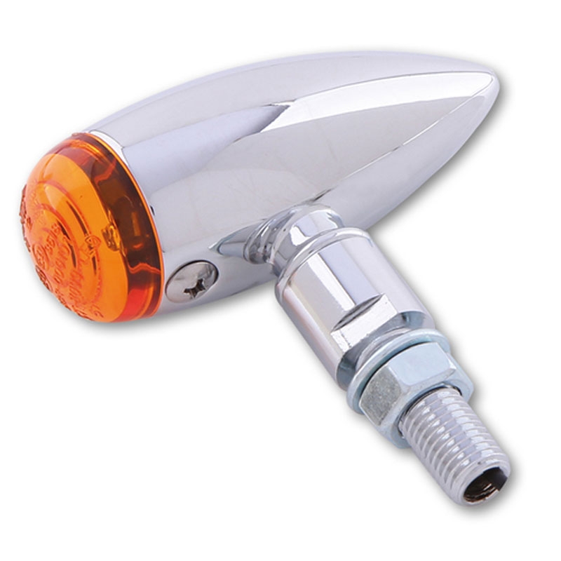 Τα φλας μοτοσικλέτας Highsider Smart Micro-bullet chrome