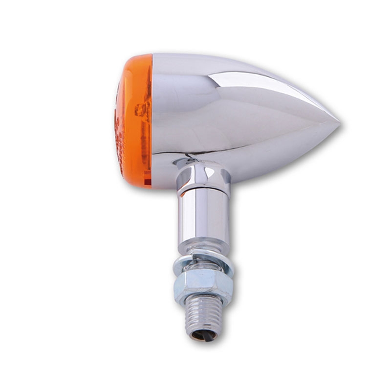 Τα φλας μοτοσικλέτας Highsider Smart Mini Bullet chrome
