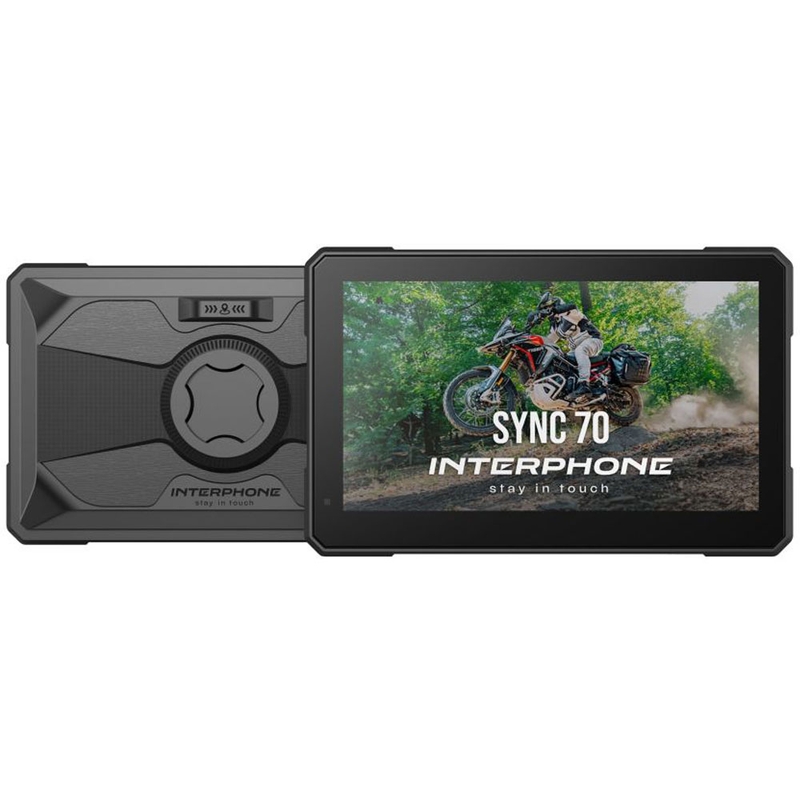 Interphone RIDESYNC70 Οθόνη Apple CarPlay και Android Auto για μοτοσικλέτες