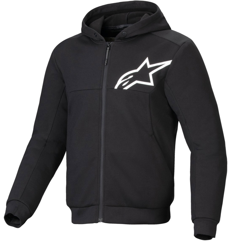 Φούτερ μοτοσικλέτας Alpinestars Chrome V2 Sport ασπρόμαυρο