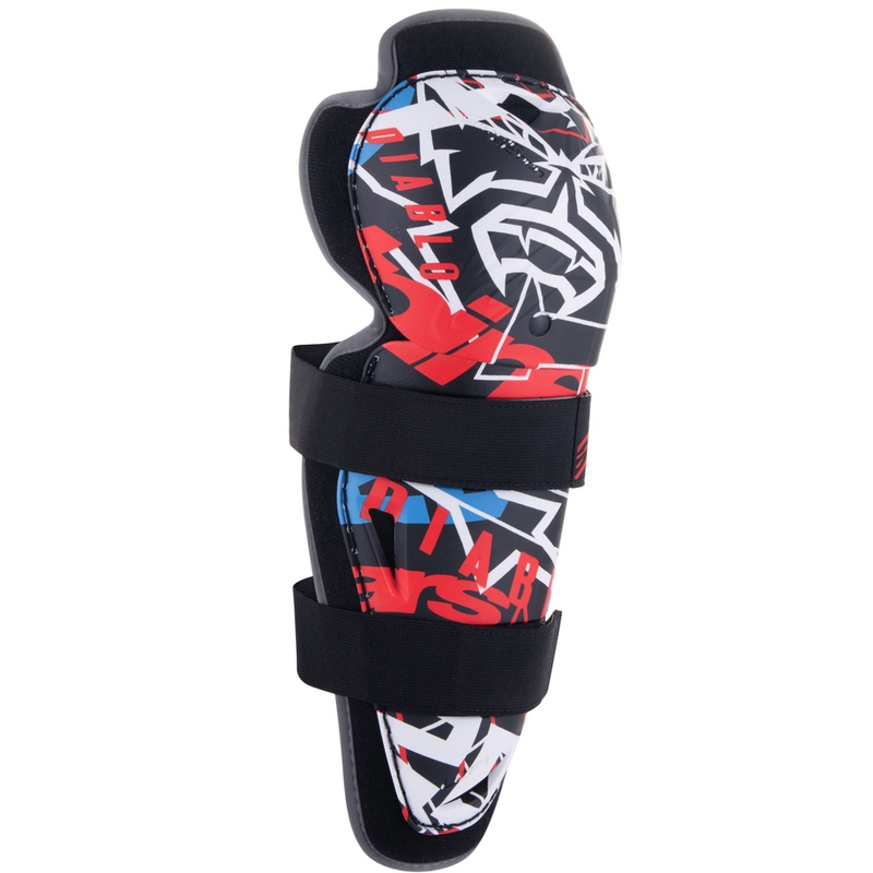 Προστατευτικά γονάτων Alpinestars Bionic Action FQ20 μαύρο-κόκκινο