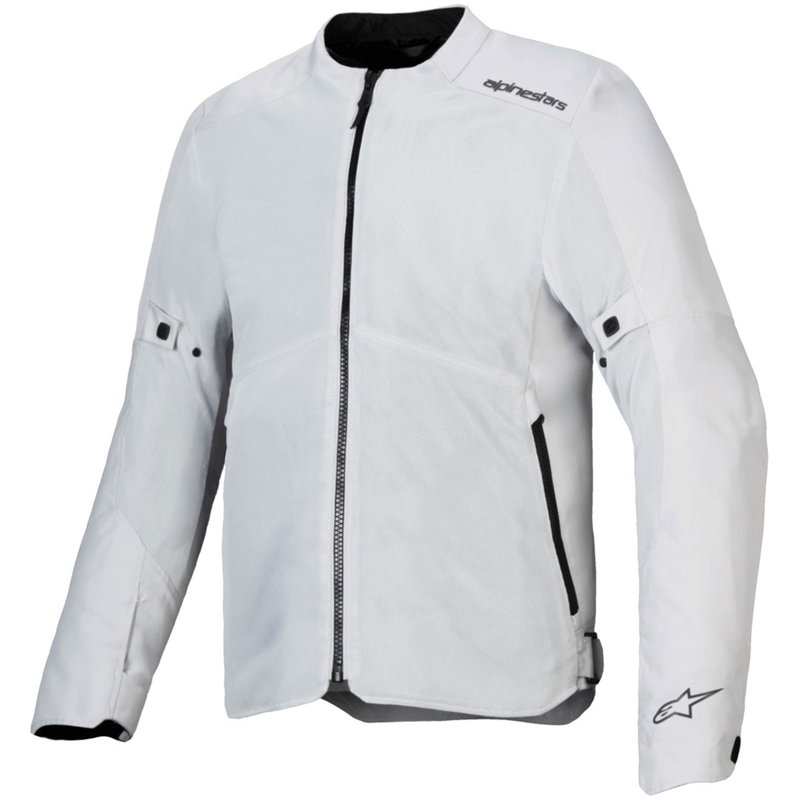 Μπουφάν μοτοσικλέτας Alpinestars C-1 Air ασημί-γκρι