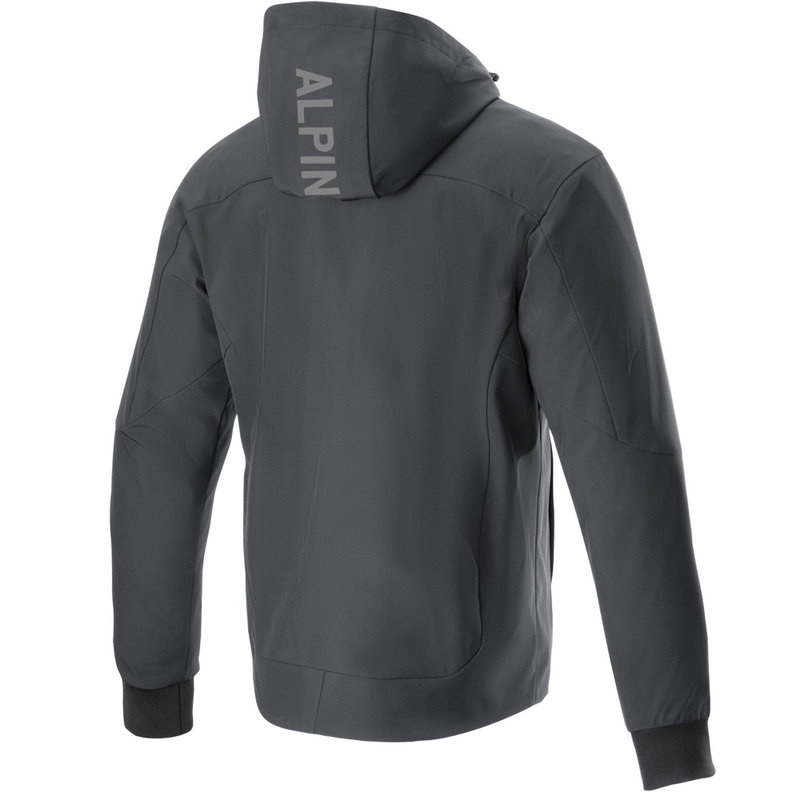 Φούτερ μοτοσικλέτας Alpinestars Radium Tech Hoodie σε μαύρο-άσπρο