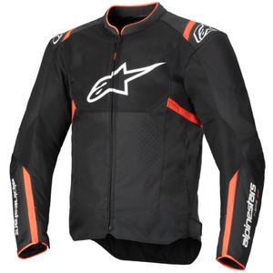 Alpinestars T-SPS Air V2 μπουφάν μοτοσικλέτας μαύρο-fluo κόκκινο