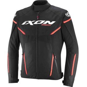IXON Striker 2 μπουφάν μοτοσικλέτας μαύρο-άσπρο-κόκκινο