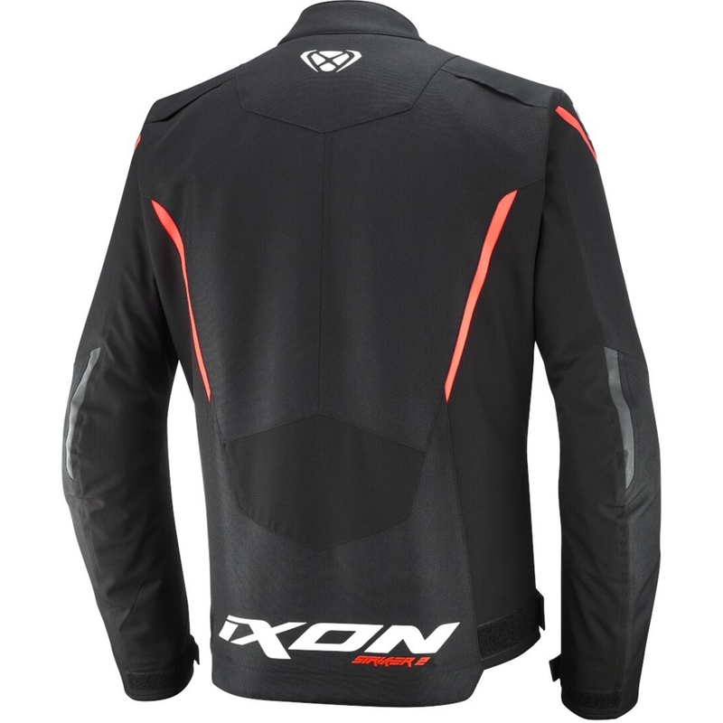 Μπουφάν μοτοσικλέτας IXON Striker 2 μαύρο-λευκό-κόκκινο