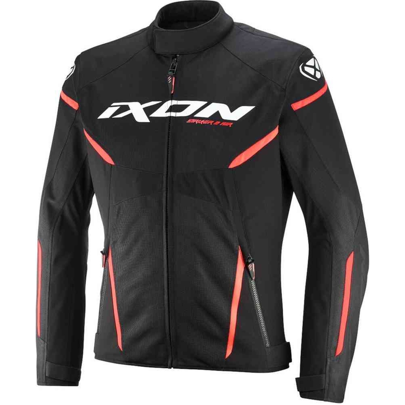 IXON Striker 2 Air WP μπουφάν μοτοσικλέτας μαύρο-άσπρο-κόκκινο