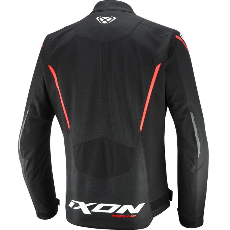 IXON Striker 2 Air WP μπουφάν μοτοσικλέτας μαύρο-άσπρο-κόκκινο
