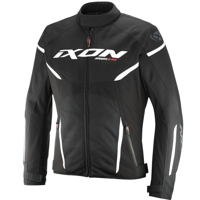 Μπουφάν μοτοσικλέτας IXON Striker 2 Air WP μαύρο και λευκό