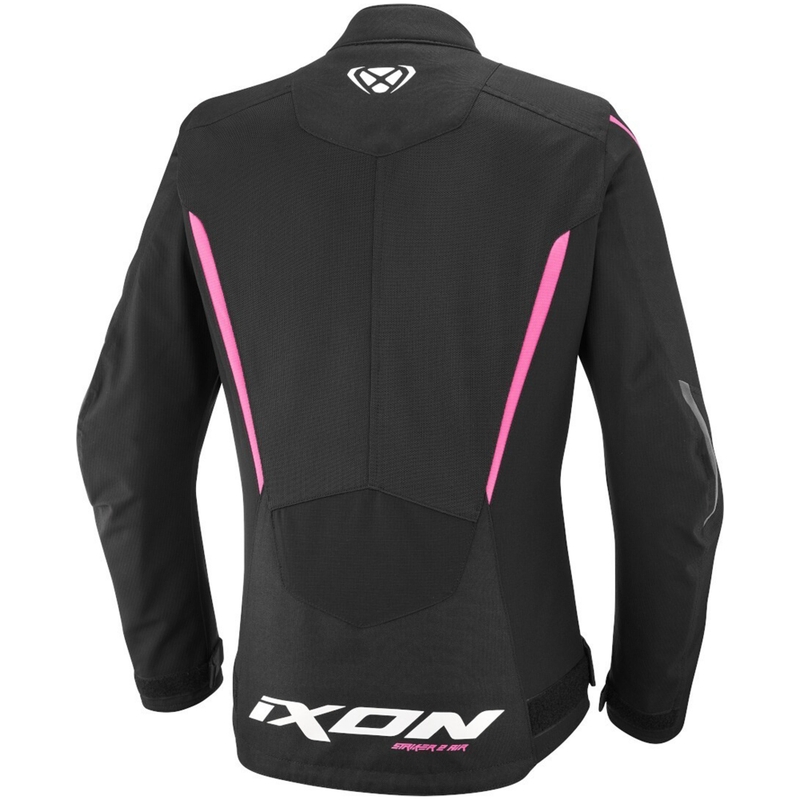 Γυναικείο μπουφάν μοτοσικλέτας IXON Striker 2 Air WP Lady μαύρο και ροζ