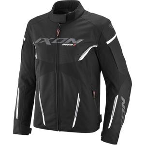 Γυναικείο μπουφάν μοτοσικλέτας IXON Striker 2 C-Sizing μαύρο-άσπρο