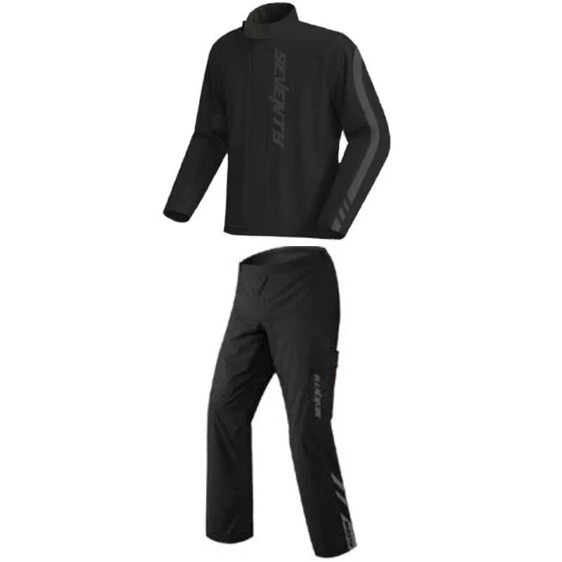 Αδιάβροχη φόρμα δύο τεμαχίων Seventy Degrees SD-S5 Monsoon Suit μαύρο-μαύρο