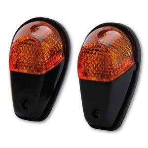 Φλας μοτοσικλέτας Highsider Smart 12V/21W μαύρο-πορτοκαλί