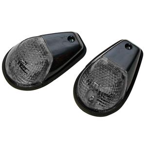 Φλας μοτοσικλέτας Highsider Smart 12V/21W μαύρο-καπνιστό