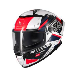 MT Thunder 4 SV Luminence μπλε ενσωματωμένο κράνος μοτοσικλέτας